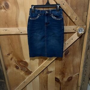 Kids' Classic Blue Denim Skirt